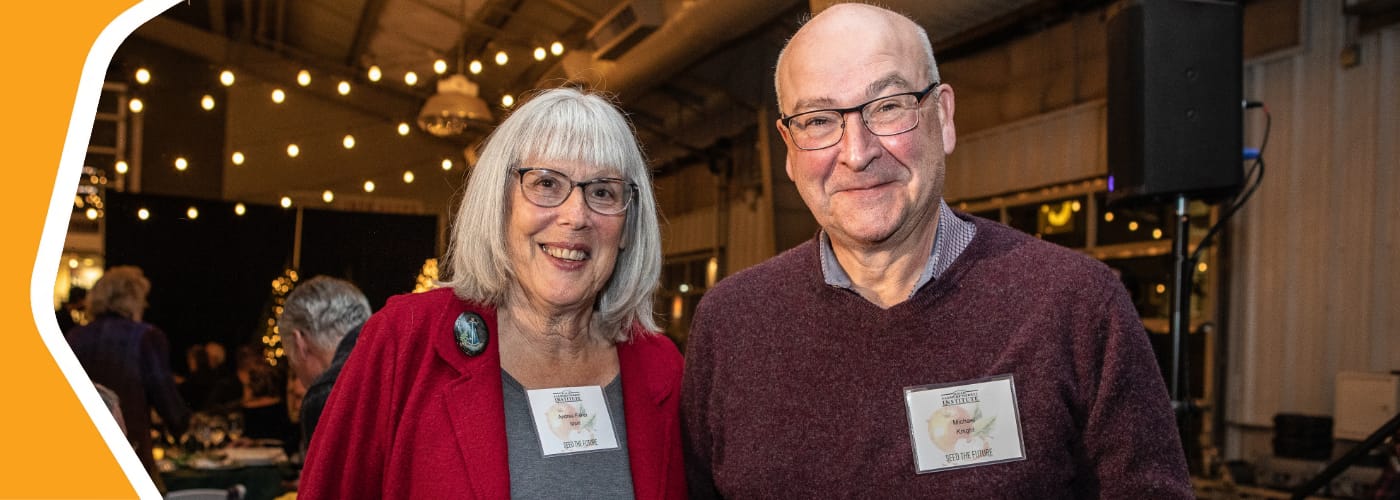 Institute Executive Director Andrea Fisher Maril and Board Chair Michael Knight