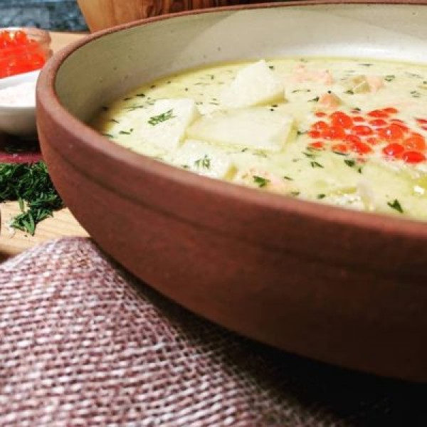 Madre Foods’ OM Salmon Leek Chowder Santa Fe Farmers' Market Institute