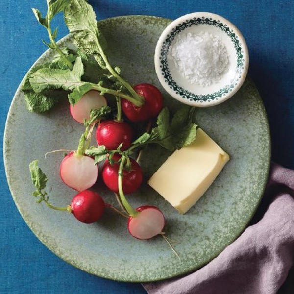Radishes With Sweet Butter and Kosher Salt Santa Fe Farmers' Market