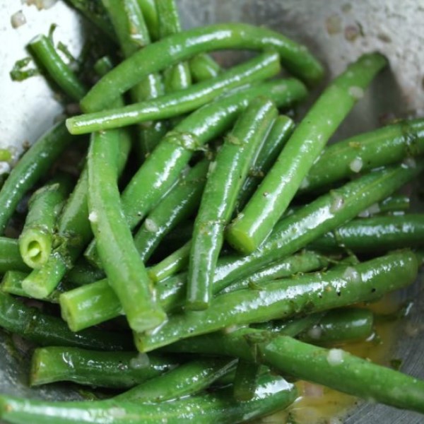 Blanched Green Beans in a Dijon Vinaigrette Santa Fe Farmers' Market