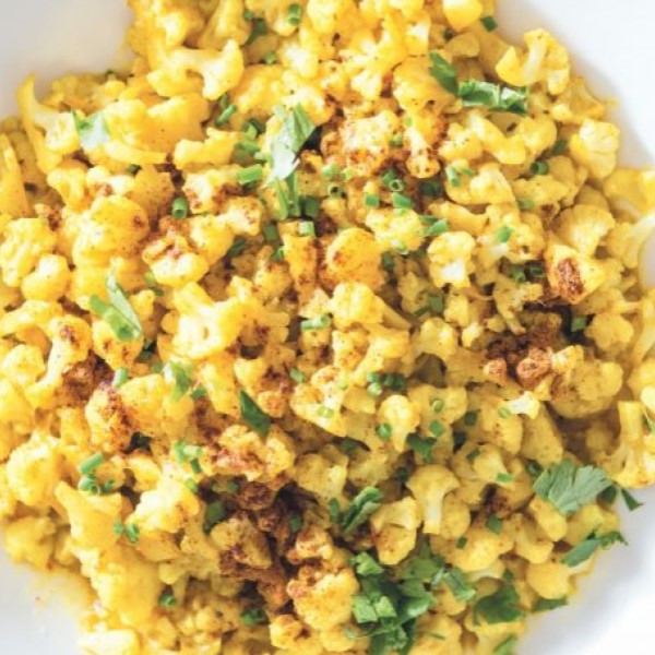 Cauliflower “Couscous” With Spiced Butter Santa Fe Farmers' Market
