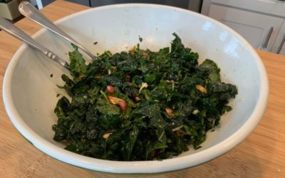 Lemon-Garlic Kale Salad