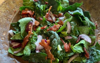 Wilted Spinach Salad