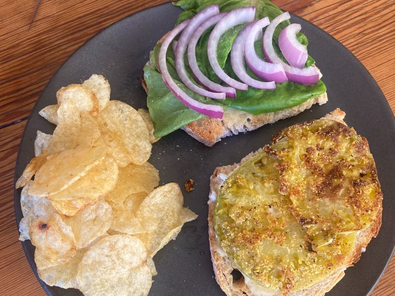 Fried Green Tomato Sandwich