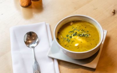 Chef Zachary Perron’s Roasted Poblano Corn Chowder