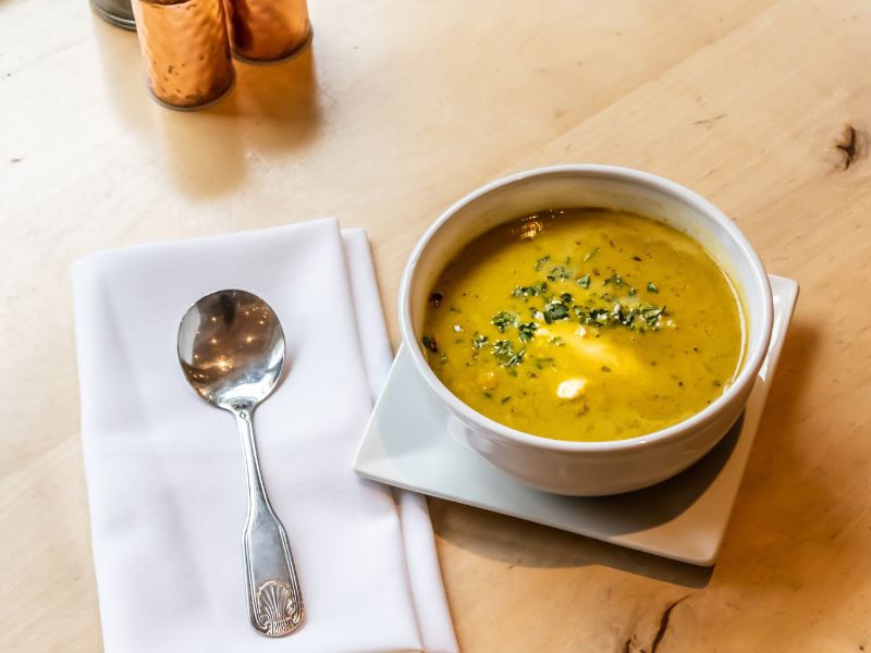 Chef Zachary Perron’s Roasted Poblano Corn Chowder